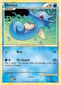 Horsea - Unleashed - Pokemon card