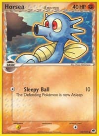Horsea - 050/101 (Delta Species) - EX Dragon Frontiers - Pokemon card