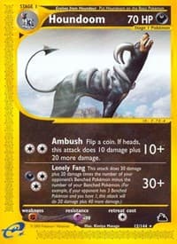 Houndoom (12) - Skyridge - Pokemon card
