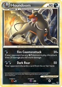 Houndoom - Undaunted - Pokemon card