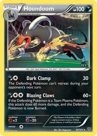 Houndoom - Plasma Blast - Pokemon card