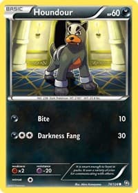 Houndour - Dragons Exalted - Pokemon card