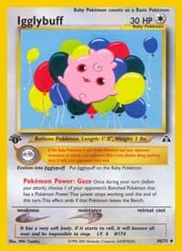 Igglybuff - Neo Discovery - Pokemon card