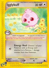 Igglybuff - Skyridge - Pokemon card