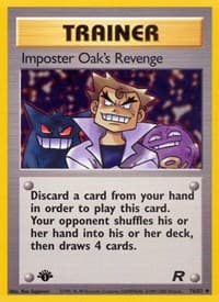 Imposter Oak's Revenge - Team Rocket - Pokemon card