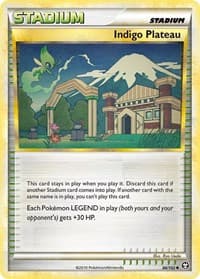 Indigo Plateau - Triumphant - Pokemon card