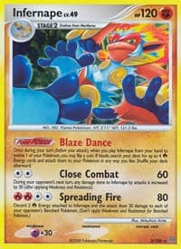 Infernape - Stormfront - Pokemon card