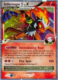 Infernape E4 Lv.X - Rising Rivals - Pokemon card