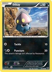 Inkay (75) - XY Base Set - Pokemon card