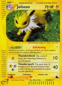 Jolteon (H12) - Skyridge - Pokemon card