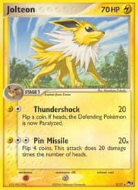 Jolteon - POP Series 3 - Pokemon card
