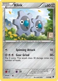 Klink - Emerging Powers - Pokemon card