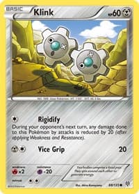 Klink - Plasma Storm - Pokemon card