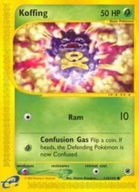 Koffing - Expedition - Pokemon card
