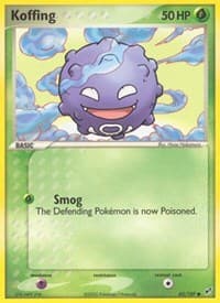 Koffing - EX Deoxys - Pokemon card