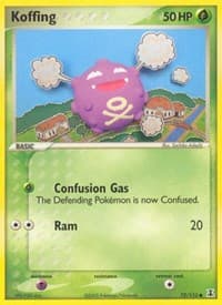 Koffing - EX Delta Species - Pokemon card