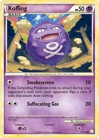 Koffing - HeartGold SoulSilver - Pokemon card