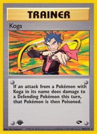 Koga (106) - Gym Challenge - Pokemon card