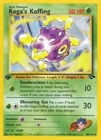 Koga's Koffing (48) - Gym Challenge - Pokemon card