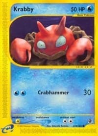 Krabby - Expedition - Pokemon card