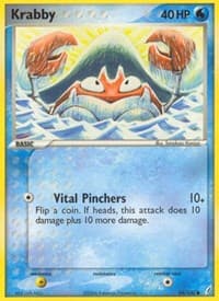 Krabby - EX Crystal Guardians - Pokemon card
