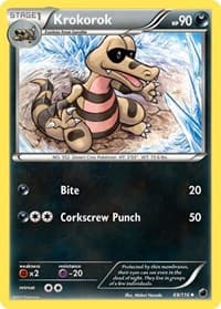 Krokorok - Plasma Freeze - Pokemon card