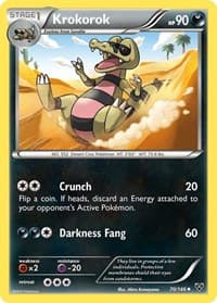 Krokorok - XY Base Set - Pokemon card