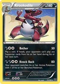 Krookodile - XY Base Set - Pokemon card