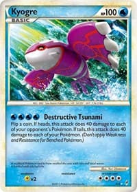Kyogre (Shiny) - Call of Legends - Pokemon card