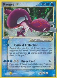 Kyogre Star - EX Delta Species - Pokemon card
