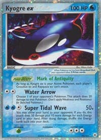 Kyogre ex - EX Hidden Legends - Pokemon card