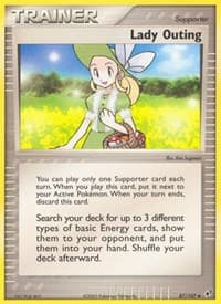 Lady Outing - EX Deoxys - Pokemon card