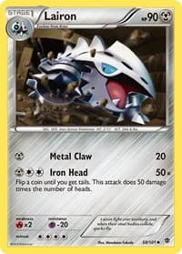 Lairon - Plasma Blast - Pokemon card