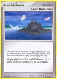 Lake Boundary - Mysterious Treasures - Pokemon card
