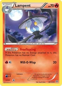 Lampent - Plasma Storm - Pokemon card