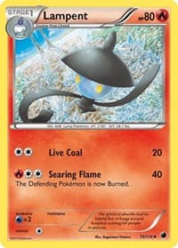 Lampent - Plasma Freeze - Pokemon card