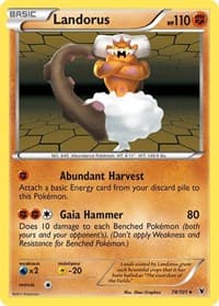 Landorus - Noble Victories - Pokemon card