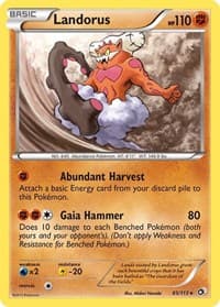 Landorus - Legendary Treasures - Pokemon card