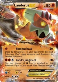Landorus EX - Boundaries Crossed - Pokemon card
