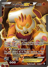 Landorus EX (144 Full Art) - Boundaries Crossed - Pokemon card