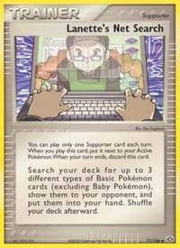 Lanette's Net Search - EX Emerald - Pokemon card