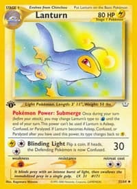 Lanturn - Neo Revelation - Pokemon card