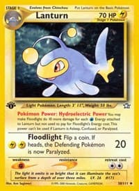 Lanturn - Neo Genesis - Pokemon card