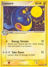 Lanturn - EX Unseen Forces - Pokemon card