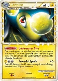 Lanturn (Prime) - Unleashed - Pokemon card