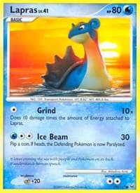 Lapras - Platinum - Pokemon card