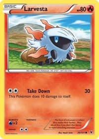 Larvesta (20) - Noble Victories - Pokemon card