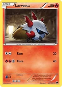 Larvesta (20) - Dark Explorers - Pokemon card