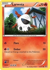 Larvesta - Plasma Blast - Pokemon card