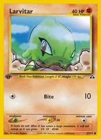 Larvitar - Neo Discovery - Pokemon card